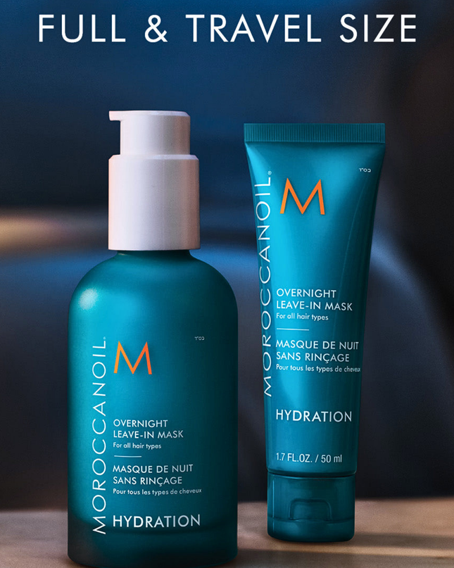 Transform your hair while you sleep with Morccanoil Overnight Leave-in Mask—the ultimate solution for dry, dehydrated strands. This leave-in mask makes your morning routine effortless by reducing frizz, minimizing split ends, and preventing tangles while you sleep for lasting smoothness.