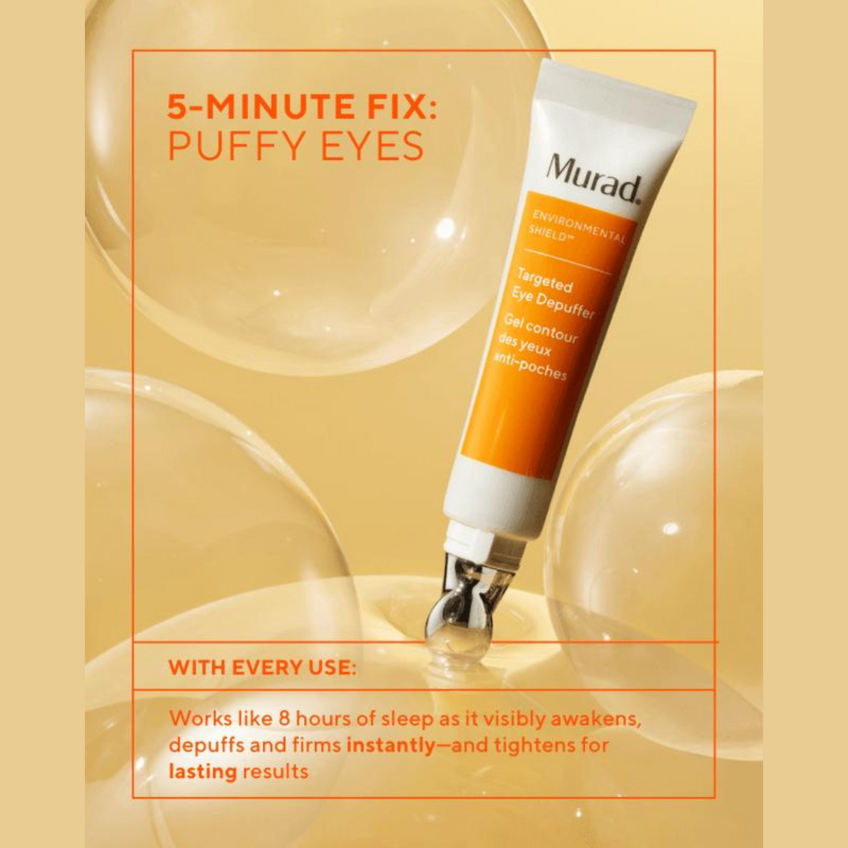 Murad Environmental Shield Targeted Eye Depuffer 0.5 Oz / 30ml – New In Box