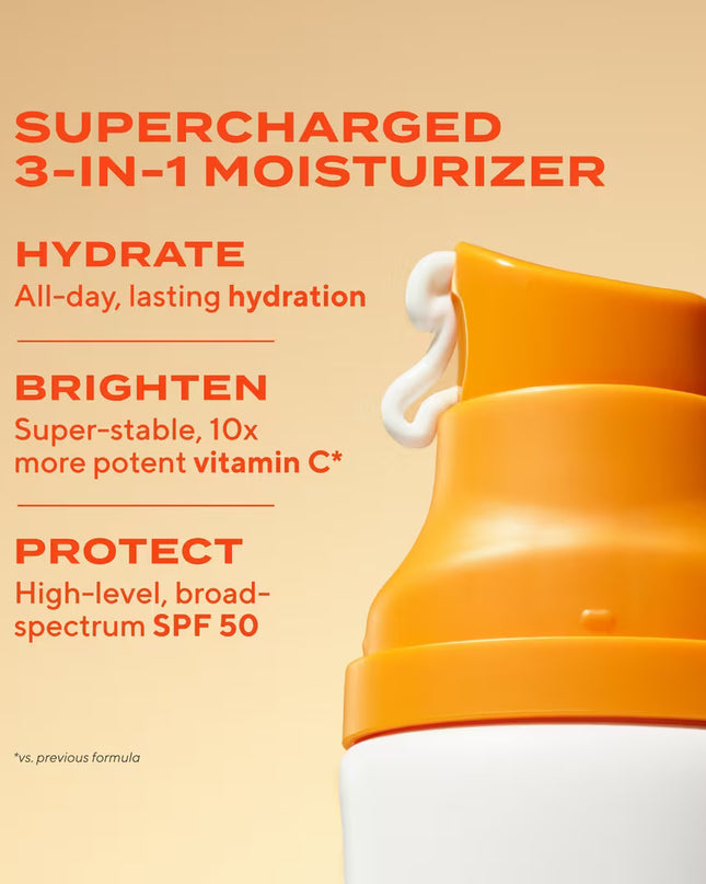 3-piece discovery kit includes travel-sizes of vitamin-rich Essential-C Cleanser that washes away impurities and urban pollution, Vita-C Glycolic Serum with super-stable vitamin C for dramatically brighter, healthier-looking skin, and Superactive Moisturizer SPF 50: Brightening (formerly Essential-C Day Moisture SPF 50), an ultra-sheer, moisturizing SPF with 10x more vitamin C† to visibly brighten after 1 use.