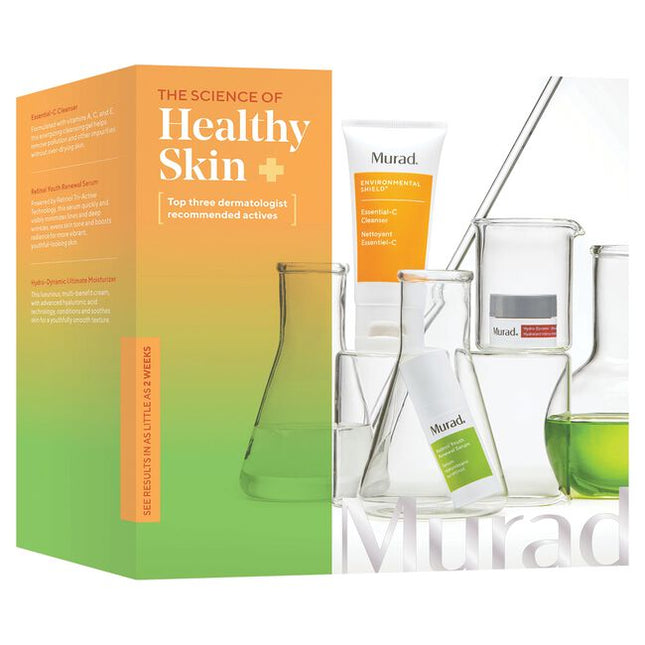 Inspired by Dr. Murad's in-office treatments for the first signs of skin aging, this regimen with retinol, vitamin C and hyaluronic acid helps refresh, renew and rehydrate for a "just had a facial" glow.