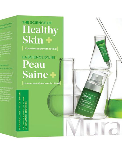 Inspired by Dr. Murad's in-office treatments for advanced signs of aging, this regimen helps improve the appearance of sagging skin, deep-set wrinkles and crepey skin.