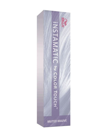 Create the latest looks quickly and easily with Wella Color Touch Instamatic hair color gloss. This mildly oxidizing, professional demi-permanent hair color finish gives a temporary, delicate matte gloss and muted shine for a diffused color effect. Color Touch Instamatic technology, created with a fine blend of color pigments, allows this demi-permanent hair gloss to provide hair with a professional on-trend finish.