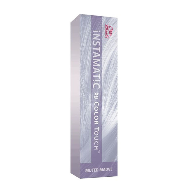 Create the latest looks quickly and easily with Wella Color Touch Instamatic hair color gloss. This mildly oxidizing, professional demi-permanent hair color finish gives a temporary, delicate matte gloss and muted shine for a diffused color effect. Color Touch Instamatic technology, created with a fine blend of color pigments, allows this demi-permanent hair gloss to provide hair with a professional on-trend finish.