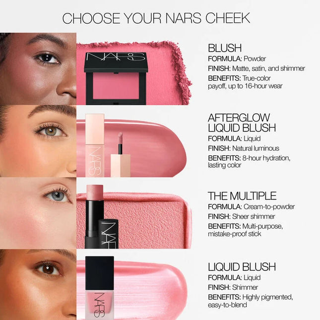 Indulge in a radiant rush of color that’s loaded with hydrating skincare benefits. Create a lasting, natural-looking glow with a seamlessly silky formula that layers and blends without streaking. Lightweight, ultra-creamy texture applies easily for transfer-resistant cheek color. Buildable pigment allows for customized application, ranging from a soft wash of color to an intensified effect. Infused with Sodium Hyaluronate for hydration, plus Vegan Protein for healthy-looking skin.
