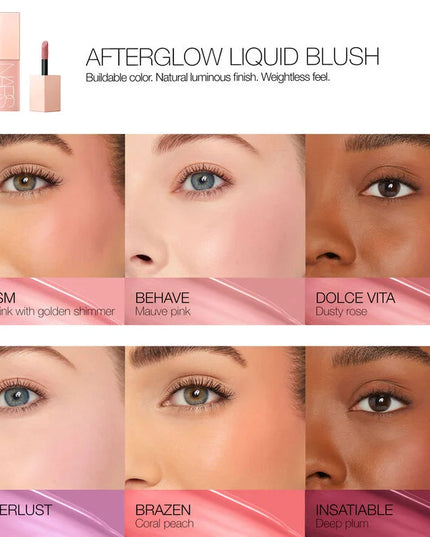 Indulge in a radiant rush of color that’s loaded with hydrating skincare benefits. Create a lasting, natural-looking glow with a seamlessly silky formula that layers and blends without streaking. Lightweight, ultra-creamy texture applies easily for transfer-resistant cheek color. Buildable pigment allows for customized application, ranging from a soft wash of color to an intensified effect. Infused with Sodium Hyaluronate for hydration, plus Vegan Protein for healthy-looking skin.