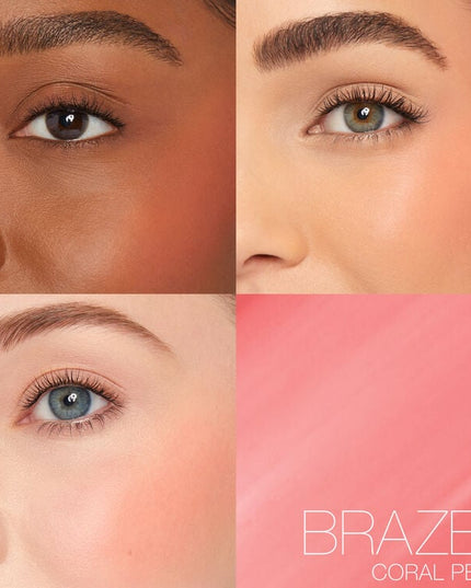 Indulge in a radiant rush of color that’s loaded with hydrating skincare benefits. Create a lasting, natural-looking glow with a seamlessly silky formula that layers and blends without streaking. Lightweight, ultra-creamy texture applies easily for transfer-resistant cheek color. Buildable pigment allows for customized application, ranging from a soft wash of color to an intensified effect. Infused with Sodium Hyaluronate for hydration, plus Vegan Protein for healthy-looking skin.