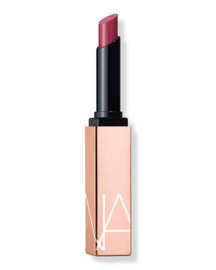 NARS Afterglow Sensual Shine Lipstick is a color-meets-care hybrid lipstick with dimensional shine and 8-hour hydration.