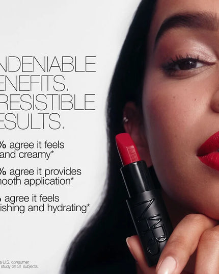 One look. One gesture. One swipe. Explicit Lipstick delivers long-lasting comfort in a high-end dimensional satin finish with vibrant, pure-color payoff and creamy, smudge-resistant wear. A new precision-tip bullet defines and contours for sculpted sophistication in 36 fearless shades, while our Luxe Comfort Complex hugs lips for lightweight, medium-to-full coverage infused with smoothing Rosehip Seed Oil and Hyaluronic Acid to lock in moisture.