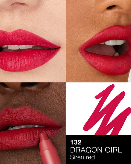 Potency meets precision with Powermatte High-Intensity Lip Pencil, a fully loaded matte lip formula charged with up to 12-hour staying power. Transformative cream-to-matte texture applies effortlessly and seals in a bold, matte finish. Choose from 10 power shades and let lips dry down fully for transfer-proof results. Power Pigment Complex—a dynamic blend of pure pigments and color-locking ingredients—saturates lips with dense color that glides effortlessly and wears comfortably. Power. Pigment. Precision. 