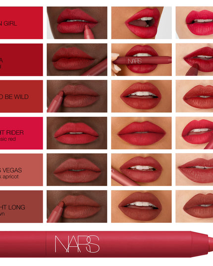 Potency meets precision with Powermatte High-Intensity Lip Pencil, a fully loaded matte lip formula charged with up to 12-hour staying power. Transformative cream-to-matte texture applies effortlessly and seals in a bold, matte finish. Choose from 10 power shades and let lips dry down fully for transfer-proof results. Power Pigment Complex—a dynamic blend of pure pigments and color-locking ingredients—saturates lips with dense color that glides effortlessly and wears comfortably. Power. Pigment. Precision. 