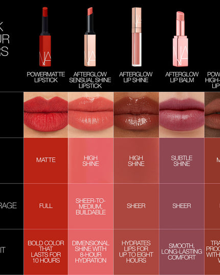 Potency meets precision with Powermatte High-Intensity Lip Pencil, a fully loaded matte lip formula charged with up to 12-hour staying power. Transformative cream-to-matte texture applies effortlessly and seals in a bold, matte finish. Choose from 10 power shades and let lips dry down fully for transfer-proof results. Power Pigment Complex—a dynamic blend of pure pigments and color-locking ingredients—saturates lips with dense color that glides effortlessly and wears comfortably. Power. Pigment. Precision. 