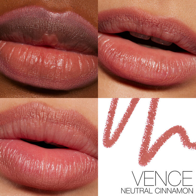 Sharpenable lip liner in highly pigmented shades for laser-focus precision