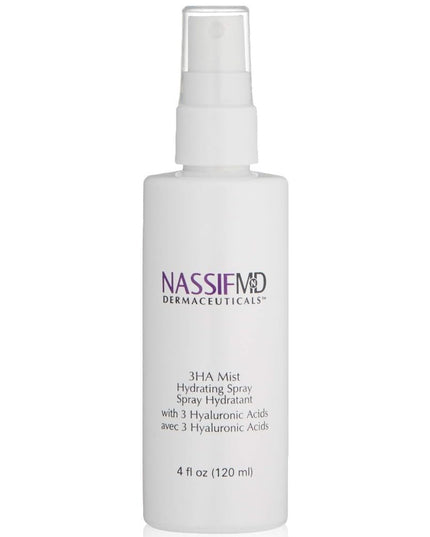 With the power to restore hydration and plump the skin, the 3HA Hydrating Facial Mist refreshes and smoothes while minimizing puffiness and reducing the look of fine lines and wrinkles. 