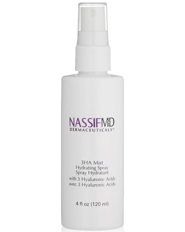 With the power to restore hydration and plump the skin, the 3HA Hydrating Facial Mist refreshes and smoothes while minimizing puffiness and reducing the look of fine lines and wrinkles. 