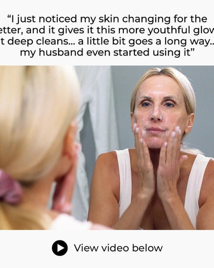 A non-drying AHA infused facial cleanser that deeply cleanses the skin to remove makeup, dirt, and impurities for smoother, brighter, more youthful looking skin!