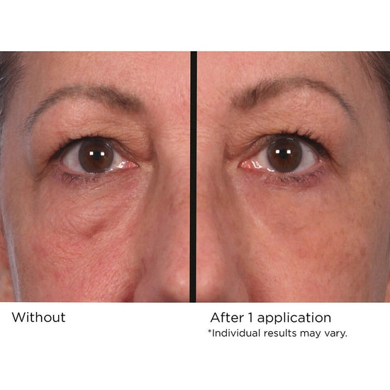 It literally happens before your eyes! This quick pick-me-up formula uses a combination of gentle, fast-acting ingredients that temporarily tighten, blur, hydrate, and smooth. See skin immediately refresh and revive minutes after application—especially in the eye area.