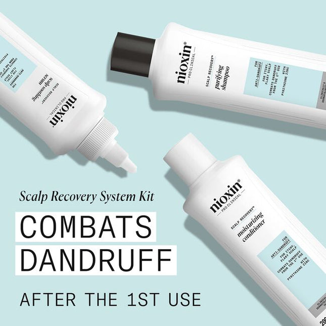 Scalp recovery is specially designed for scalp-related problems, including seborrheic dermatitis and dandruff. It provides moisture balance to dry, itchy scalp and dry hair, eliminating irritation and flaking.