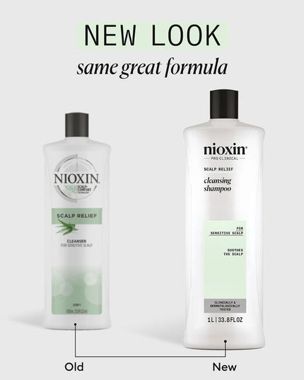 A new Nioxin 3D Care System for sensitive, dry and itchy scalp with the skincare-inspired approach to protect and soothe your scalp, while thickening your hair. Free of parabens, sulfates, and colorants. Cleanses gently yet effectively while soothing the scalp instantly.