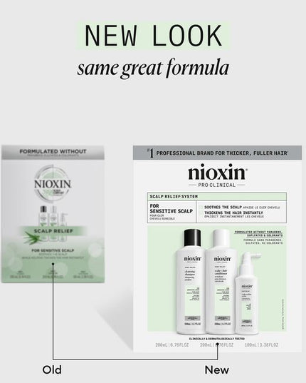 Explore the Nioxin Scalp Relief System Kit, which includes scalp relief cleanser, scalp relief conditioner, and scalp relief soothing serum. Use all three of our scalp relief system kit products to get dry, itchy scalp relief while thickening your hair from the 1st use.