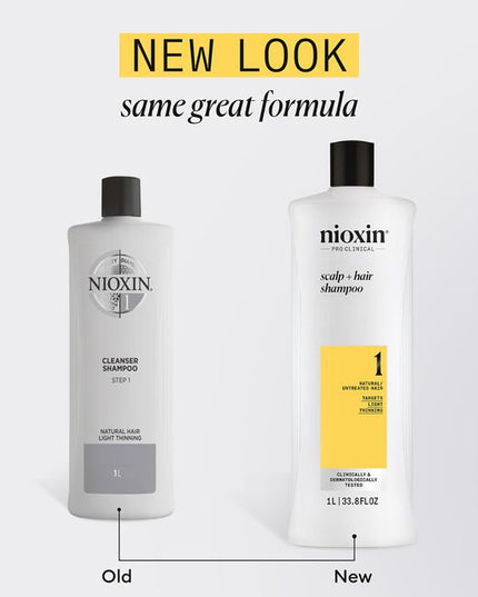 Helps to remove follicle-clogging sebum, and environmental residues from the scalp and hair. Cleanses to provide thicker-looking hair. For normal to thin-looking, fine, natural hair.