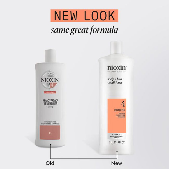 A lightweight conditioner that helps provide hair resilience and moisture balance control to noticeably thinning, fine, chemically treated hair.