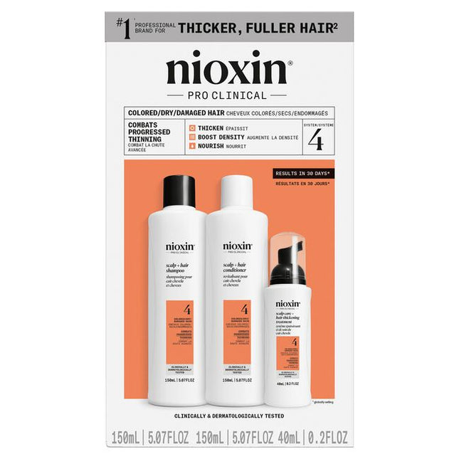 System 4 helps you achieve thicker, fuller-looking hair and restore moisture balance.