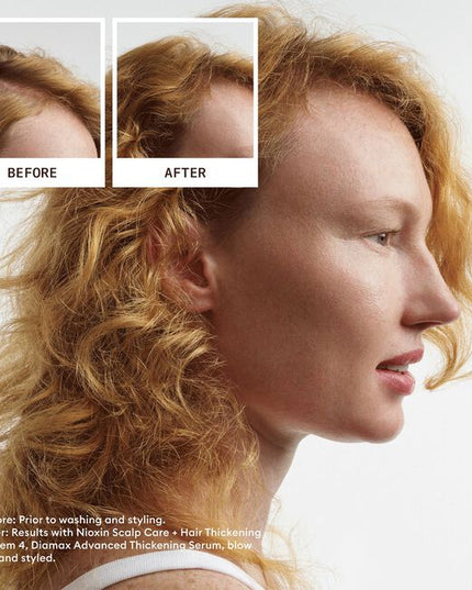 System 4 helps you achieve thicker, fuller-looking hair and restore moisture balance.