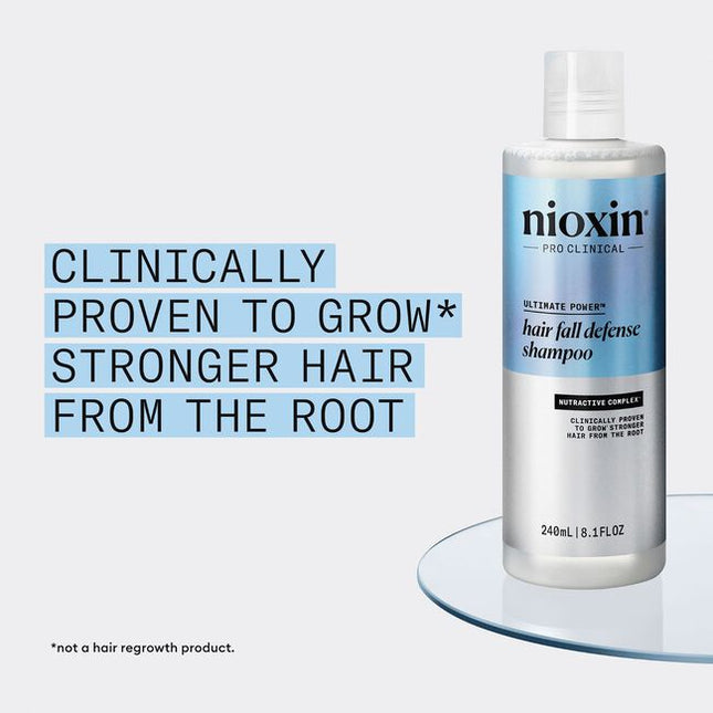 New, revolutionary Hair Fall Defense Shampoo removes build-up and is clinically proven to grow* stronger hair from the root.93% of people have less hair fall** and visible results in 12 weeks***.