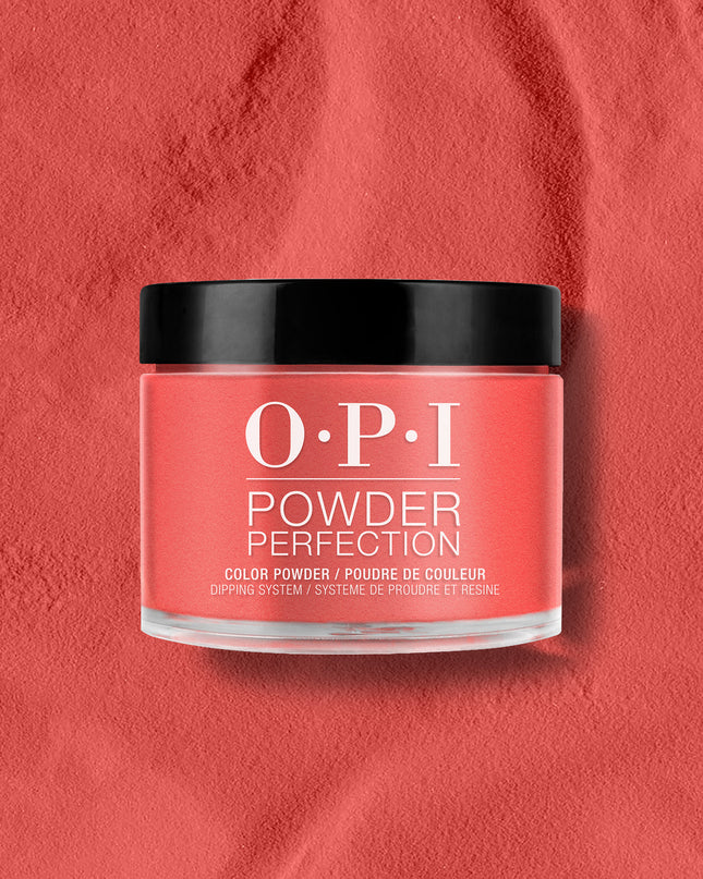 But you've found it - in this zesty red-orange dipping powder!


This a-peeling orange is sure to please lovers of red, orange, and coral alike. Crème finish for depth of both color and shine. Powder Perfection is OPI’s line of dipping powder that offers high shine and weeks of wear. Quick-applying, odor-free acrylic alternative.