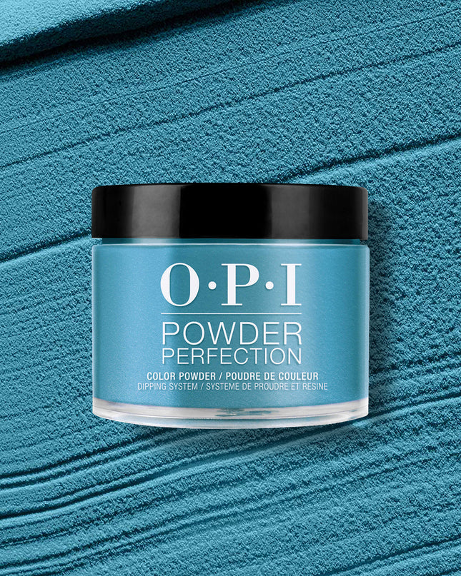 Let you nails create a scene with a dramatic "steal-the-show" teal dipping powder. Use with Infinite Shine Primer and Infinite Shine Gloss for extended wear.