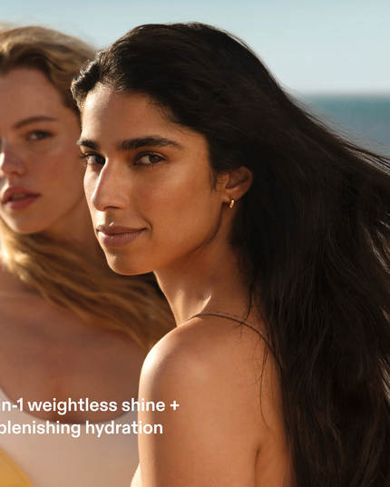 2-in-1 replenishing repair treatment for instant shine and hydration.