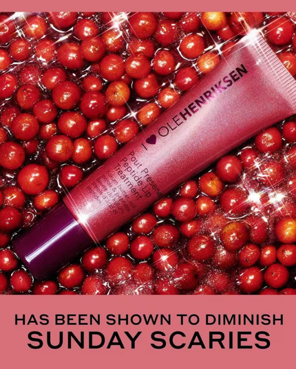 OLEHENRIKSEN Pout Preserve Hydrating Peptide Lip Treatment is a hydrating lip treatment powered by lip specific peptides and kokum butter that visibly smooths lip lines and delivers clinically fuller-looking lips in just one week.