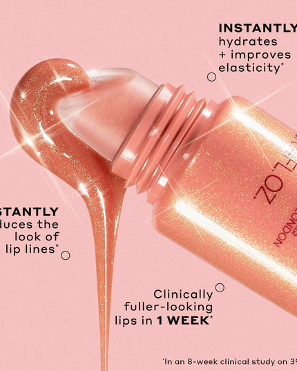 The viral lip treatment, now in a new glimmer finish. Sparkling & lipcare, infused with lip-specific peptides and kokum butter, for clinically fuller-looking lips in just 1 week.*