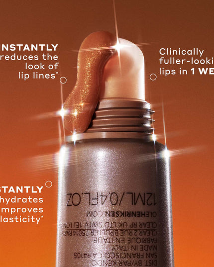 The viral lip treatment, now in a new glimmer finish. Sparkling lipcare, infused with lip-specific peptides and kokum butter, for clinically fuller-looking lips in just 1 week.*