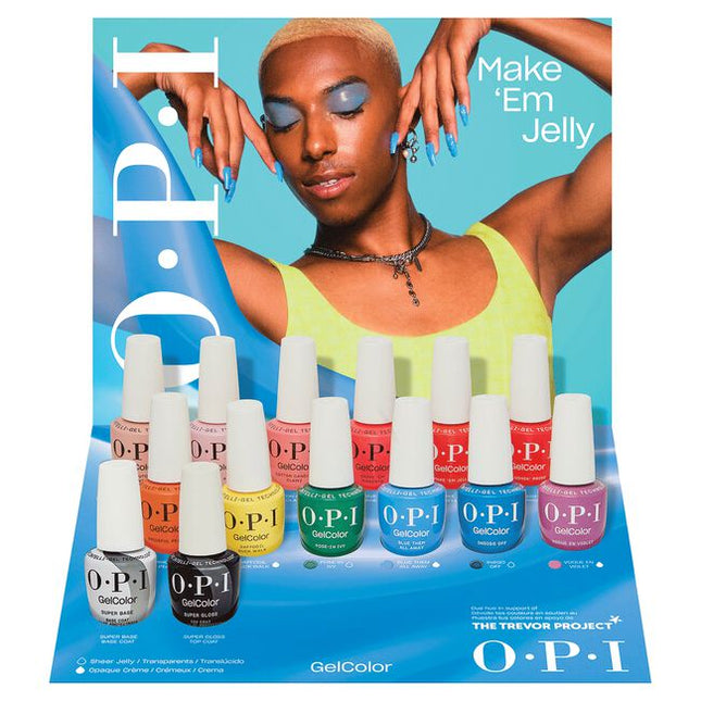 Strike a pose and have a ball! Turn the sidewalk into your catwalk. Vogue mani-forward and nail a legendary performance in OPI's new Make 'Em Jelly collection. Dew you in a translucent jelly mani that proves you’re the clear winner. Or slay the stage in gleaming glittery tips that show off your sheer opulence. Press-on-tation is everything and so are you. So, strike a pose and have a ball expressing how much of an icon you are.