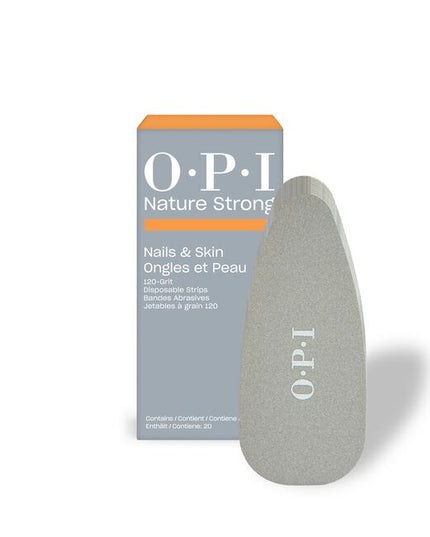 Refresh your Nature Strong Foot File with OPI's course 120-grit replacement strips.