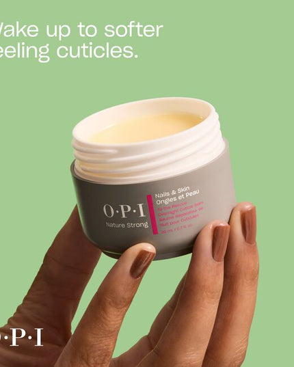 To the Rescue Overnight Cuticle Balm is enriched with infusion of oils and butters. This intense treatment rescues and soothes dry skin and cuticles overnight. The transformative formula shifts from balm to oil, helping soothe and condition cuticles overnight while leaving skin feeling nourished and hydrated.