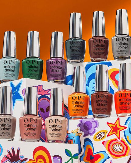 Let your nails do the talkin’ with OPI’s new fall collection. Remix iconic 90s personalities–grunge queen or sporty spice, anyone?–to paint your own fresh mani-tude that’s so0o now-stalgic.