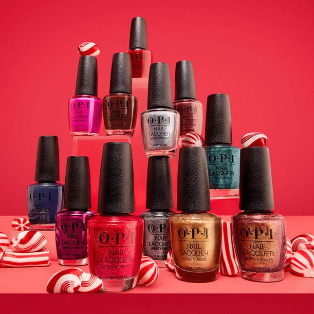 Good Enough to Treat Nail Lacquer Display Includes:

(3) - OPI’m Frosted
(3) - Lollypoppin' Bubblegum
(3) - Tempted to Lick-orice
(3) - Spread the Cherry
(3) - Red Velvet Vixen
(3) - Ginger Snapped
(3) - Nougat by Nature
(3) - Star-zipan on the Tree
(3) - Butter Me Up Toffee
(3) - Yuletide Sweetings!
(3) - Havin' a Candy Ol' Time
(3) - Berry and Bright