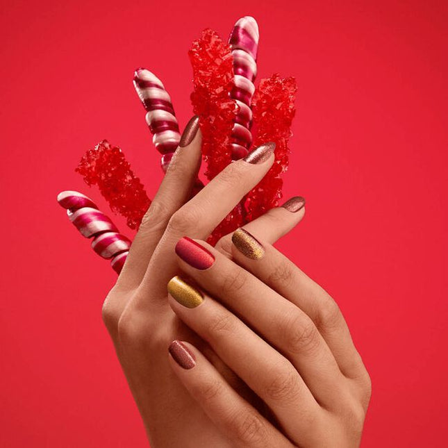 Good Enough to Treat Nail Lacquer Display Includes:

(3) - OPI’m Frosted
(3) - Lollypoppin' Bubblegum
(3) - Tempted to Lick-orice
(3) - Spread the Cherry
(3) - Red Velvet Vixen
(3) - Ginger Snapped
(3) - Nougat by Nature
(3) - Star-zipan on the Tree
(3) - Butter Me Up Toffee
(3) - Yuletide Sweetings!
(3) - Havin' a Candy Ol' Time
(3) - Berry and Bright