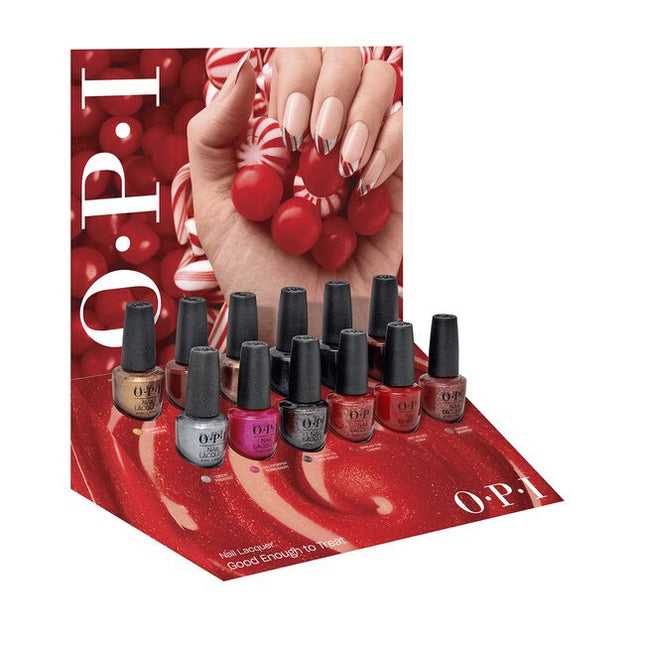 Good Enough to Treat Nail Lacquer Mini Kit Includes:

(1) - OPI’m Frosted
(1) - Ginger Snapped
(1) - Nougat by Nature
(1) - Havin’ a Candy Ol’ Time