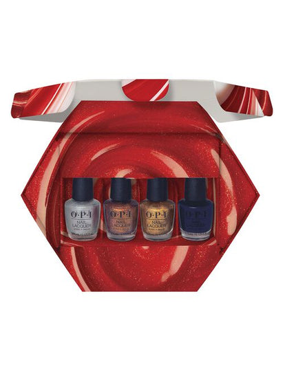 Good Enough to Treat Nail Lacquer Mini Kit Includes:

(1) - OPI’m Frosted
(1) - Ginger Snapped
(1) - Nougat by Nature
(1) - Havin’ a Candy Ol’ Time