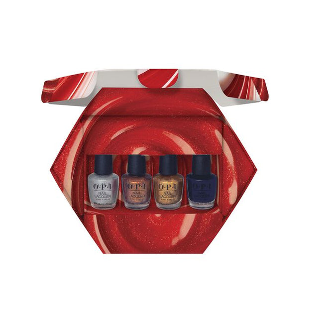 Good Enough to Treat Nail Lacquer Mini Kit Includes:

(1) - OPI’m Frosted
(1) - Ginger Snapped
(1) - Nougat by Nature
(1) - Havin’ a Candy Ol’ Time