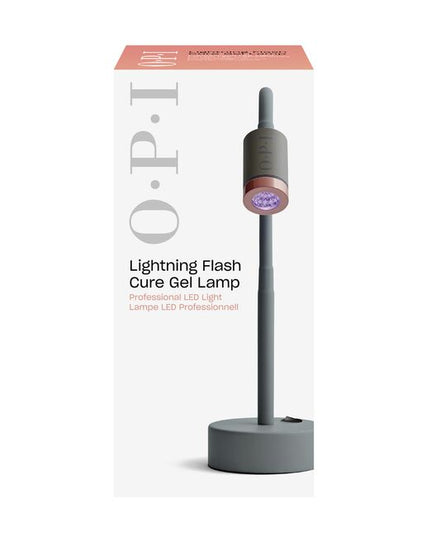 The Lightning Flash Cure Gel Lamp from OPI is a sleek, cordless lamp for spot-on curing precision. Use this lamp when applying soft gel tips, nail charms, or nail art. A game-changing cordless flash cure gel lamp that's sleek, functional, and easy to use