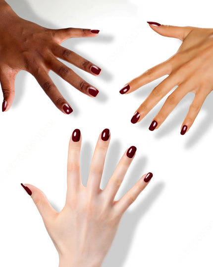 A rich, intoxicating wine-red dipping powder.