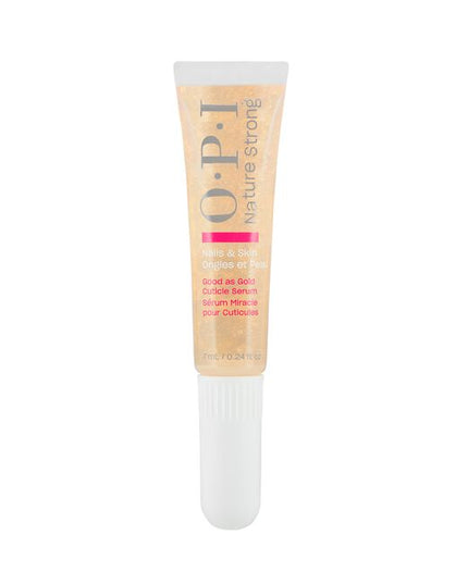 Good as Gold Cuticle Serum is a gel like serum that quickly penetrates cuticles and skin. This hydrating gel serum helps to soften and soothe cuticles on the go, which quickly absorbs into the skin.