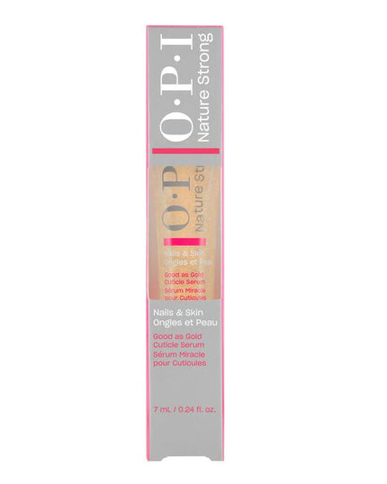 Good as Gold Cuticle Serum is a gel like serum that quickly penetrates cuticles and skin. This hydrating gel serum helps to soften and soothe cuticles on the go, which quickly absorbs into the skin.
