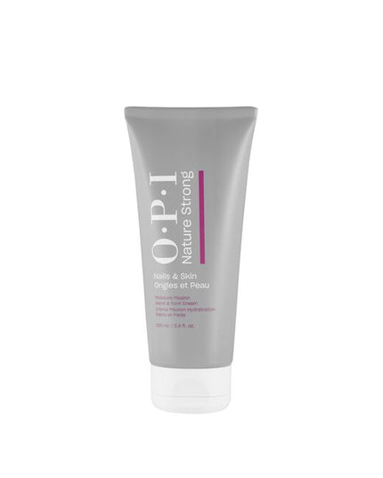 Introducing Nature Strong skincare for nails and skin featuring vegan* and 91% natural origin formulas**
to help you feel awe moisturized, awe year-round Moisture Mission Hand &amp; Foot Cream is a 97% natural origin formula in a rich cream texture, available in both travel and retail sizes. This emollient-rich formula nourishes and hydrates, allowing it to be massaged into the skin. Enriched with shea butter, sunflower, sweet almond, and avocado oils, it helps to soften while maintaining moisture. Glycerin