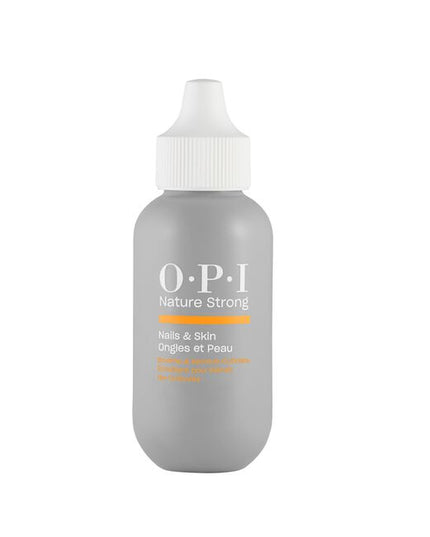 The OPI Nature Strong Soothe &amp; Remove Cuticles helps soften and smooth the skin around your nails, making the cuticles easy to push back. Both PHA’s (Poly-Hydroxy Acids) and AHA’s (Alpha-Hydroxy Acids) are water soluble so they quickly absorb into the skin to gently exfoliate. A highly effective humectant helps maintain the skin’s moisture balance, soften, and soothe the skin. This 95% natural origin liquid gel formula is designed to leave cuticles soft and manageable.