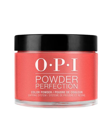 This a-peeling orange is sure to please lovers of red, orange, and coral alike. Crème finish for depth of both color and shine. Powder Perfection is OPI’s line of dipping powder that offers high shine and weeks of wear. Quick-applying, odor-free acrylic alternative.
